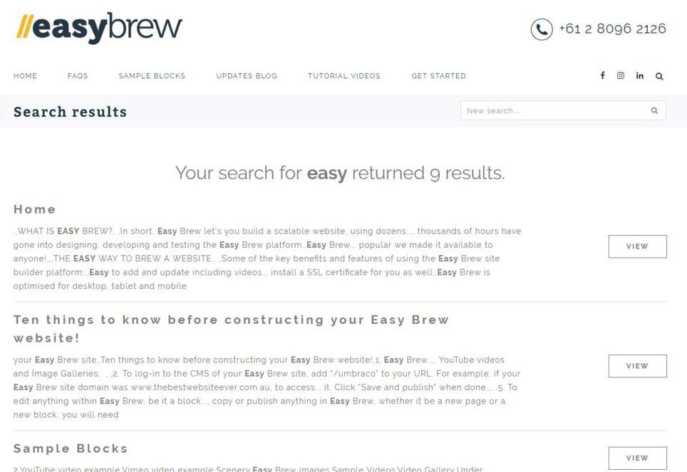 site search example